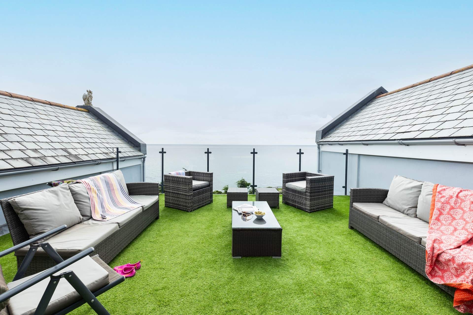 The roof terrace is stunning where you are sure to spend many a happy hour