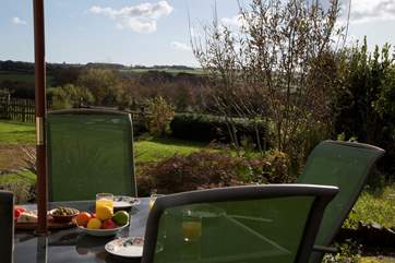 Relax in the garden to take in the views whilst listening to the bird song.