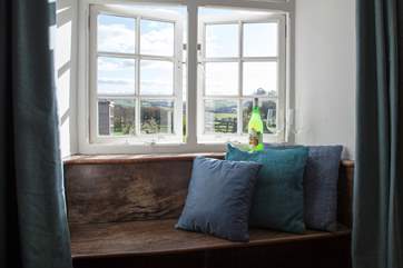 A window seat with a fabulous view everyone can appreciate.