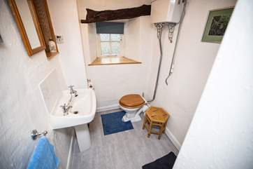 The downstairs shower-room sits to the back of the house and by the downstairs single bedroom.