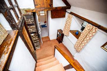 This Grade II Listed cottage retains so many original features and many rooms are accessed via steps up and down.