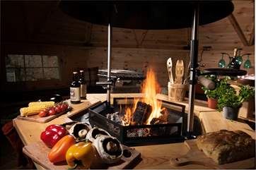 Cook up a delicious dinner or toast some marshmallows.