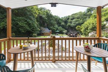 Have a seat on the terrace and take in your mesmerising surroundings. You really do feel a world away from reality!