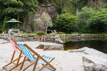 Sit back and relax at your own private 'beach'!