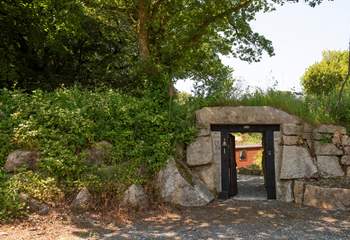 Enter through the hand-crafted tunnel and impressive doorway to reveal your magical setting.