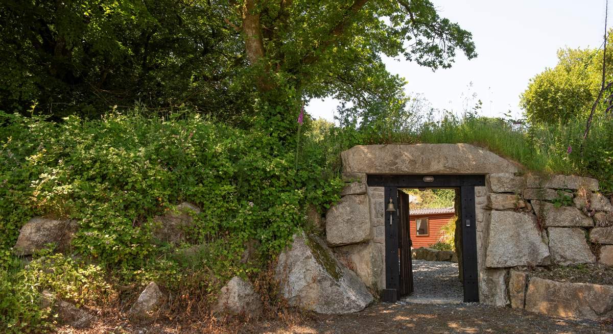 Enter through the hand-crafted tunnel and impressive doorway to reveal your magical setting.