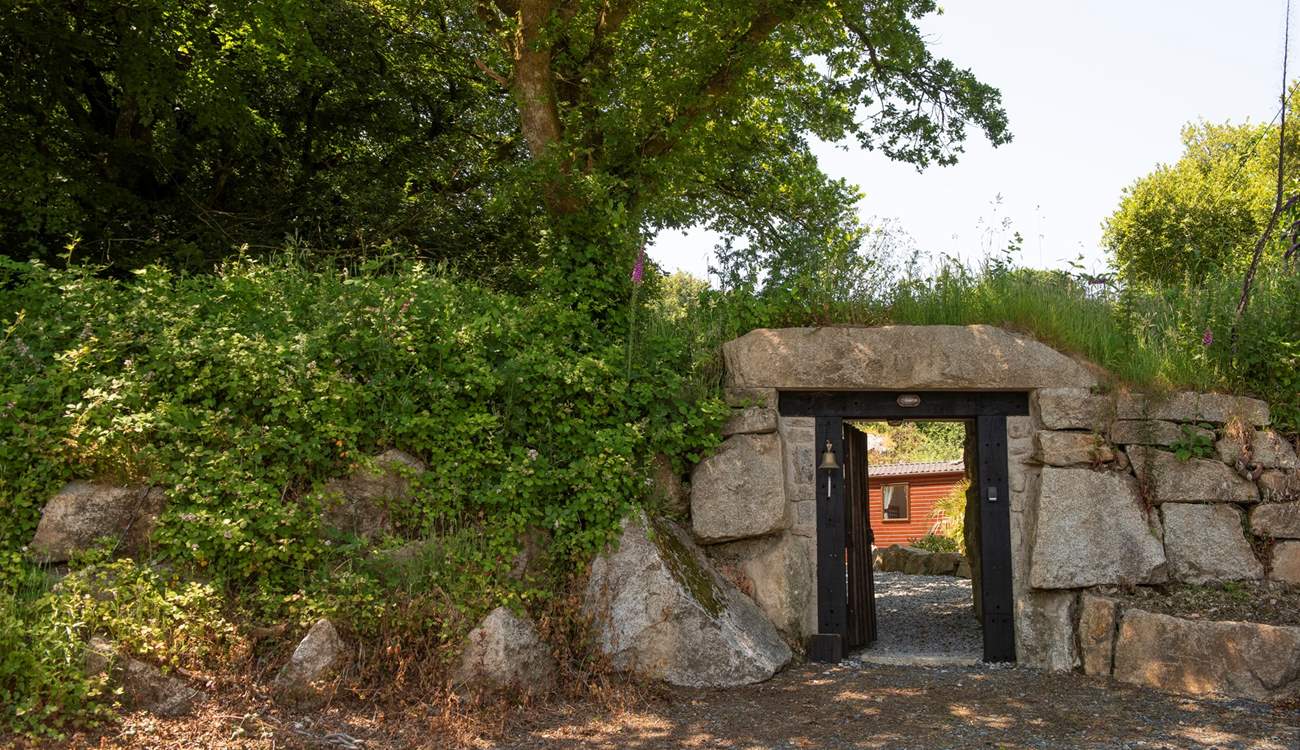 Enter through the hand-crafted tunnel and impressive doorway to reveal your magical setting.