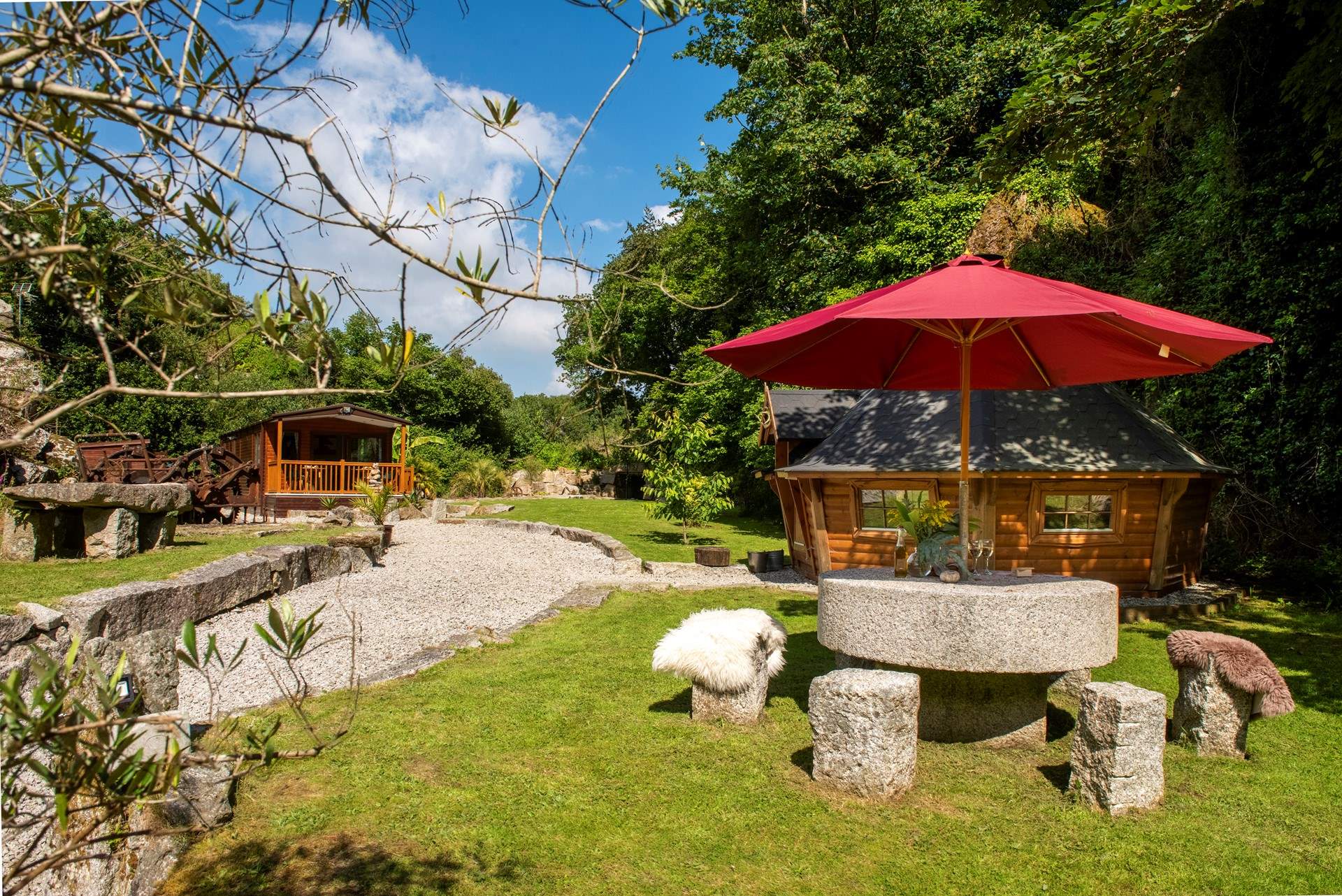 There's so much outside space for you to enjoy during your stay. 