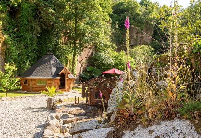 The cosy barbecue hut is such a special space. 
