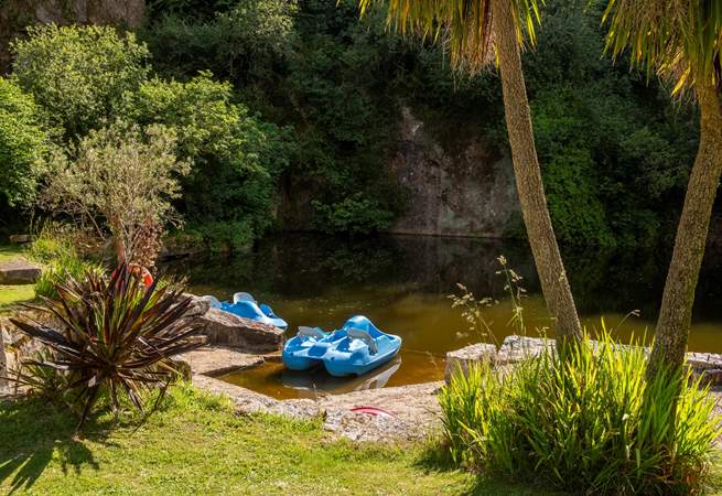The pedalos are a brilliant feature - yours to use as you wish (please wear life jackets and supervise children at all times).