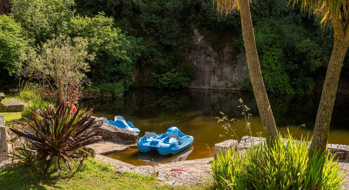 The pedalos are a brilliant feature - yours to use as you wish (please wear life jackets and supervise children at all times).