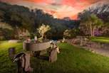 As dusk settles, the quarry showcases the beautiful lights.