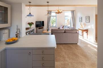 Delightful open plan layout.