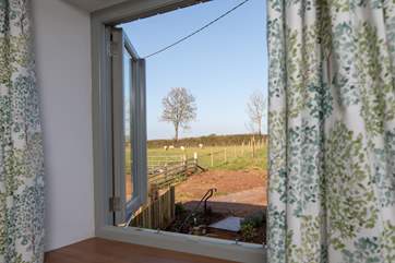 With beautiful countryside views out over your hungry neighbours.