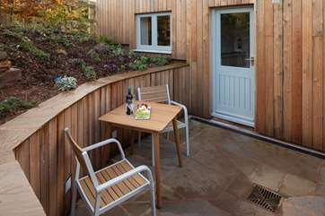 Private and secluded spot. Great for enjoying a good book in.