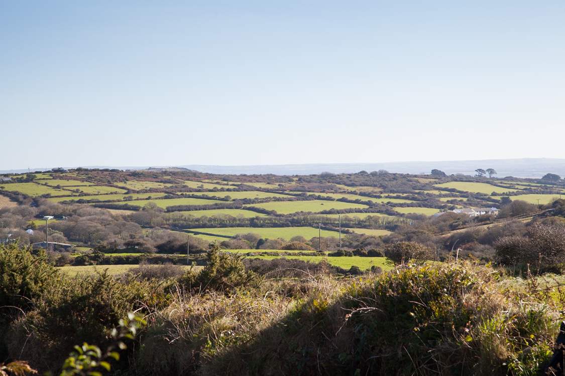 What a fabulous view of the Penwith moors from Woon Summer.