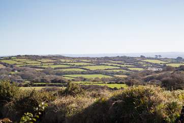 What a fabulous view of the Penwith moors from Woon Summer.