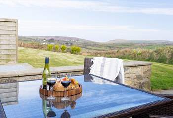 Sit back and relax and enjoy the countryside views.