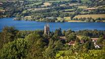 This is the beautiful Chew Valley Lake, just a short drive away.