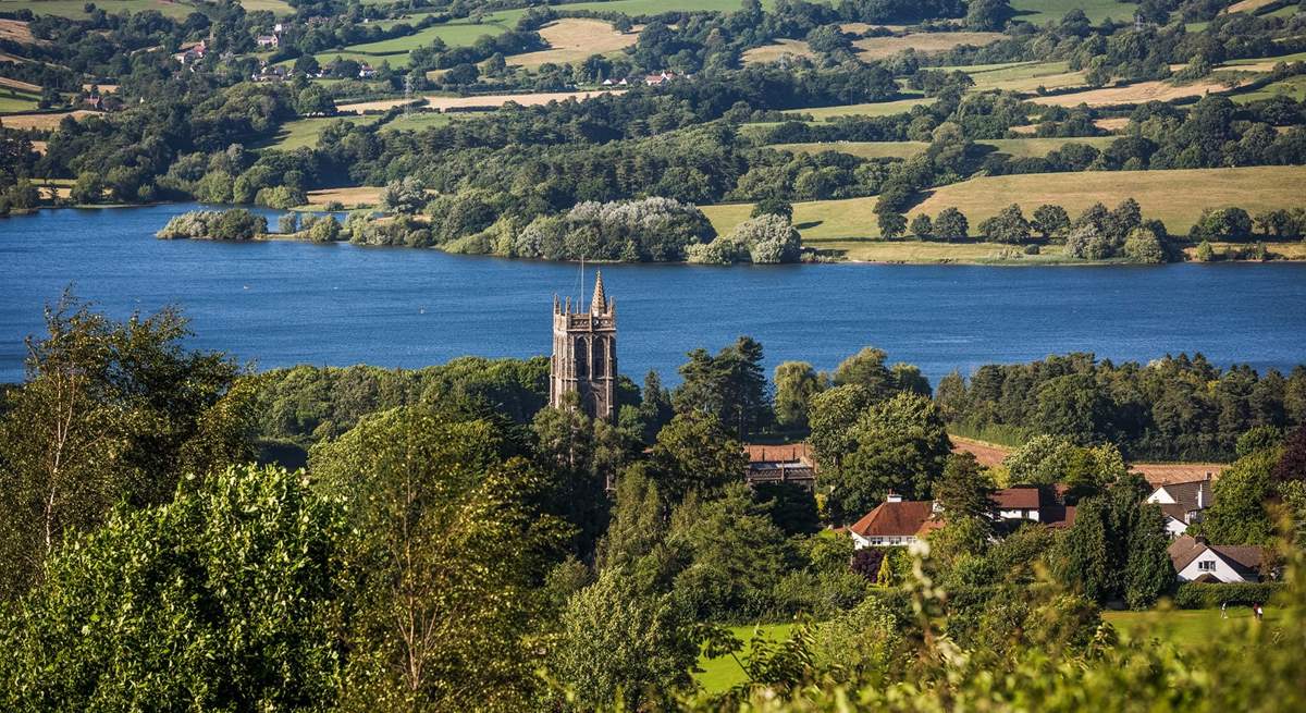 This is the beautiful Chew Valley Lake, just a short drive away.