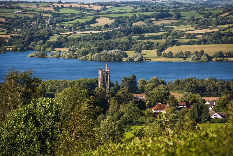 This is the beautiful Chew Valley Lake, just a short drive away.