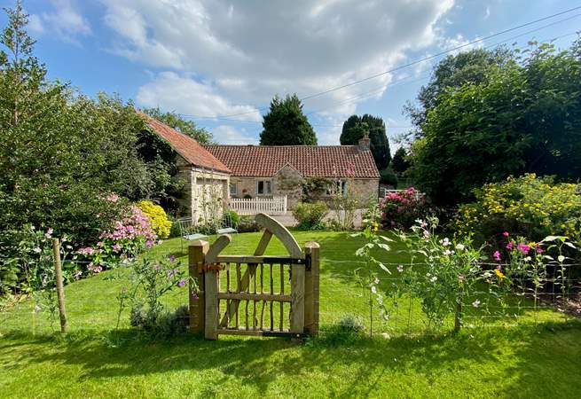 You have your own area of lawn to enjoy.
