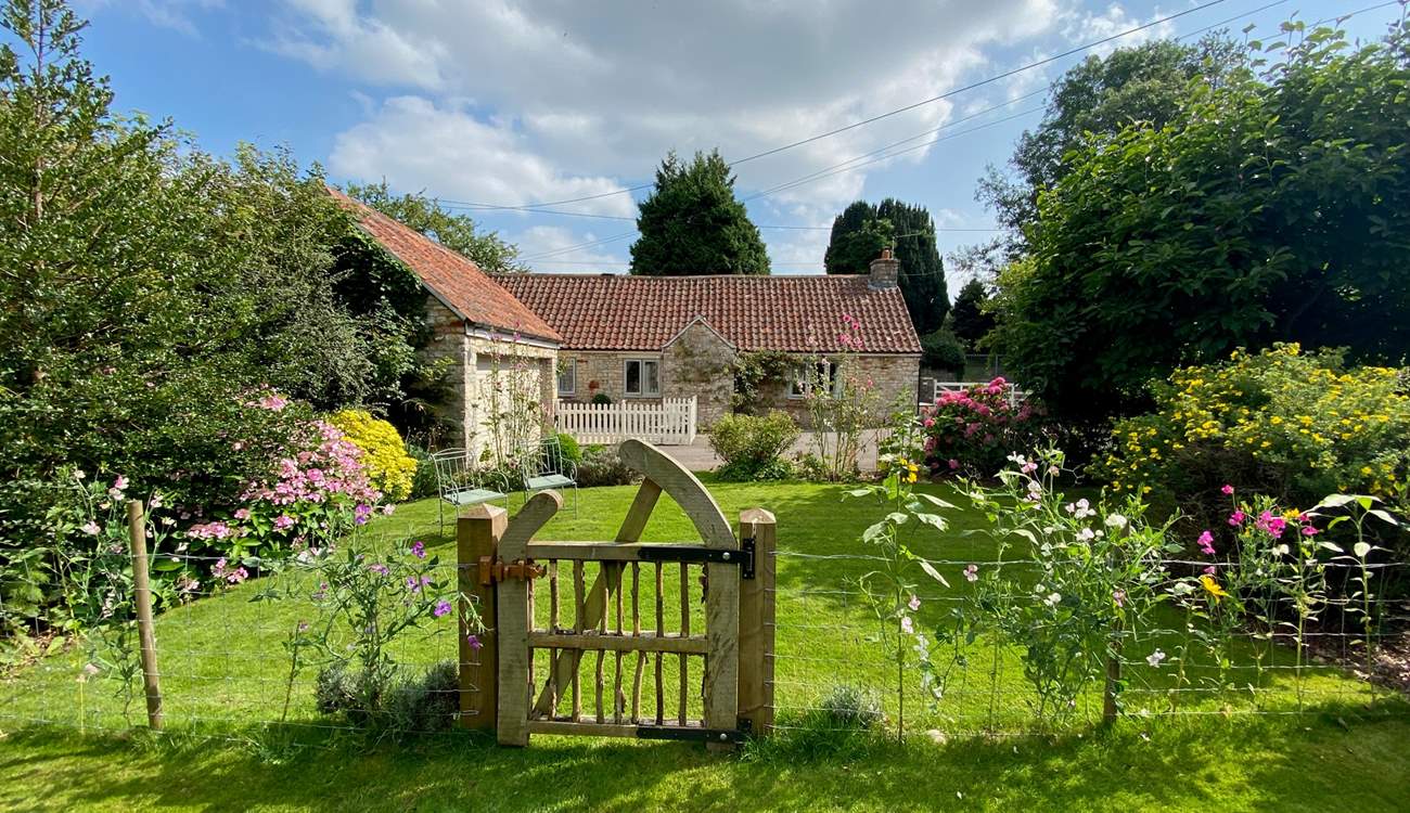 You have your own area of lawn to enjoy.