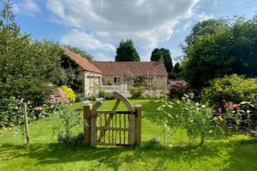 You have your own area of lawn to enjoy.