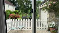 So many of the windows have such pretty views of the courtyard and garden - this is from the kitchen.