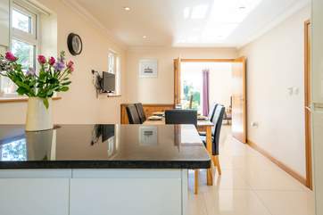 The layout throughout is spacious and comfortable for the whole family.