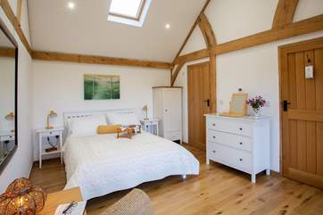 The beautifully furnished bedroom.