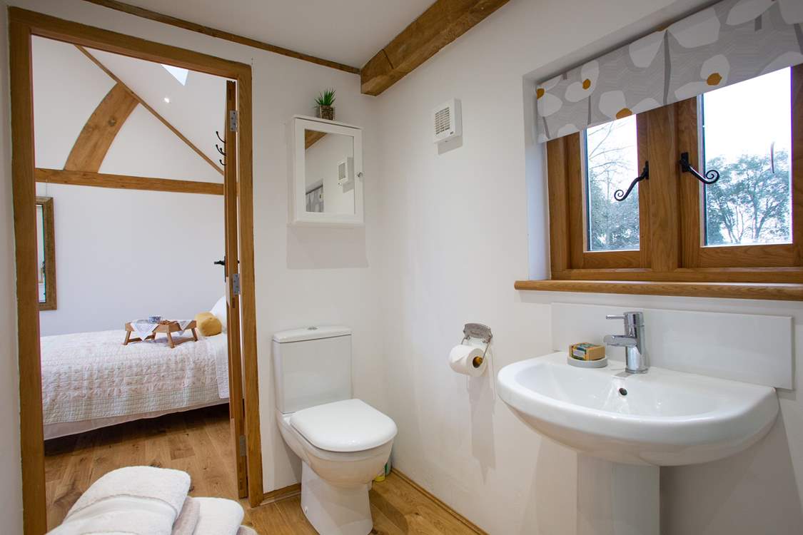 The stylish en suite.
