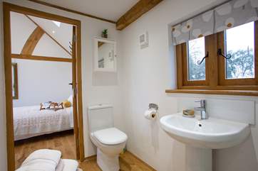 The stylish en suite.