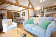 Snuggle up on the sofa whilst you look out for wildlife.