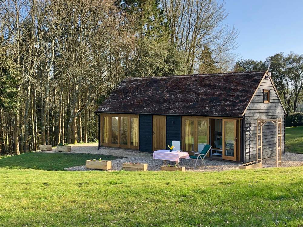 The outside seating-area is a lovely place to relax.