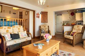 The Hideaway is surprisingly spacious but everything is also close at hand.