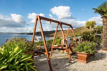 Who can resist lazing in a swing chair.