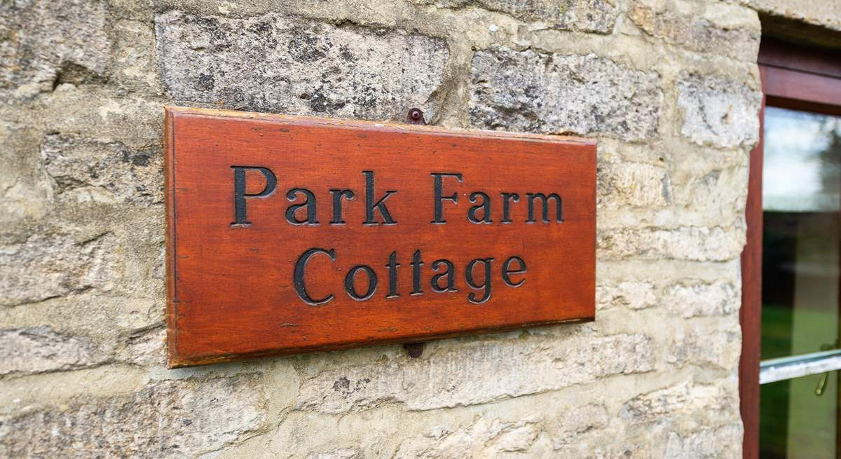 Welcome to Park Farm Cottage.