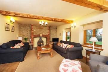 Kick back and relax in the spacious sitting-room.