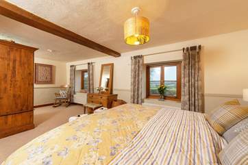 Lie in bed and enjoy those fabulous views.