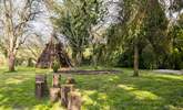 Beautifully landscaped garden with your very own Wigwam to enjoy an outdoor adventure. - Thumbnail Image