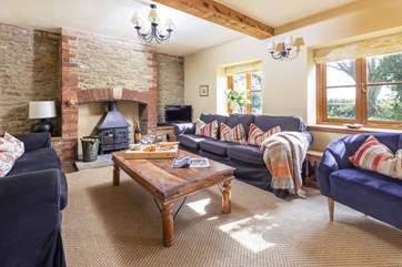 Kick back and relax in the spacious sitting-room.