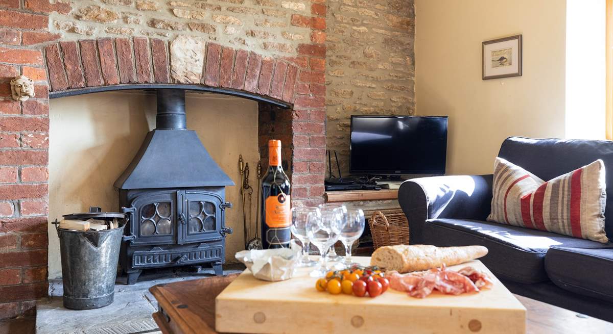 Enjoy a glass of your favourite whilst sat on a choice of comfy sofas in front of the log burner. 