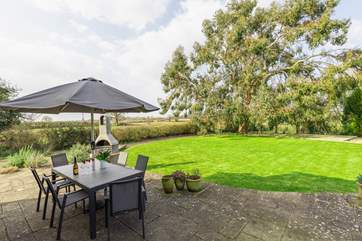 Sit on the terrace and enjoy the tranquility of this setting. There are also two paddocks available for you to explore.