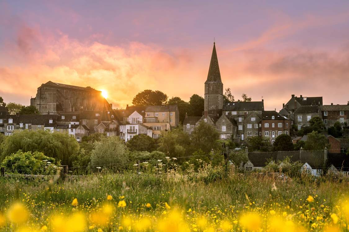 The beautiful meadows of Malmesbury.