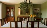 Striking formal dining room for 8 with beautiful feature fireplace - Thumbnail Image