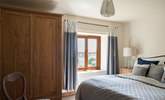 Every bedroom has uninterrupted countryside views, this double bedroom faces over the front of the cottage. - Thumbnail Image