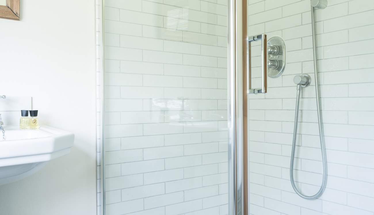 The bright first floor shower-room.