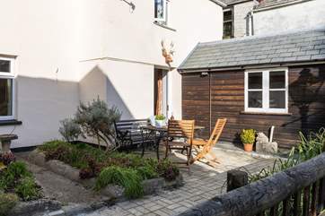 A lovely patio area perfect for alfresco dining.