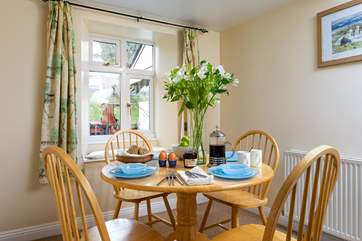 The dining-room floods with light and looks out over your private patio and of course the platform.
